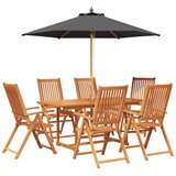  Vanjski blagovaonski set sa suncobranom 8 kom. | shoptok.hr