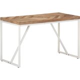  Blagovaonski stol 120 x 60 x 76 cm masivno drvo bagrema i manga | Eponuda.ba