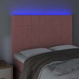  Uzglavlje ružičasto 144x5x118/128 cm baršunasto | shoptok.hr