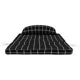  Jastuci za stolicu Adirondack 2 kom crni karirani od tkanine | shoptok.hr