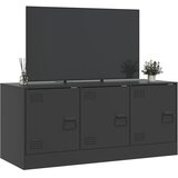TV ormarić crni 99 x 39 x 44 cm čelični | shoptok.hr
