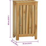  Košara za rublje 35 x 25 x 60 cm od masivne tikovine | shoptok.hr