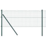  Ograda s postovima Zelena 0,4 x 50 m Čelik i PVC | shoptok.hr