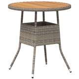  Stol za večeru s pohranom Siva i Akacija 70 x 70 x 73 cm | shoptok.hr