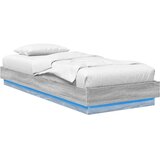  Okvir za krevet s LED svjetlom Siva Sonoma 80 x 200 cm - Siva Sonoma 80 x 200 cm | shoptok.hr