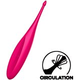 Satisfyer twirling fun tip vibrator magenta | Shoptok.si