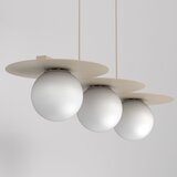  Luster na sajli FLAT 3xE27/15W/230V bež | Eponuda.com