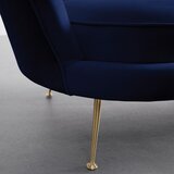 Bessagi Home dvosed jellina, temno modra, žamet | Shoptok.si