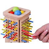  Drvena igra spretnosti sa štapićima i kuglicama, 3 u 1 | shoptok.hr