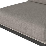Amatio LOUNGE NASLANJAČ tkanina aluminij | Shoptok.si