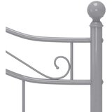 Za krevet sivi metalni 120 x 200 cm | shoptok.hr