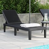 vidaXL Ležaljka za sunčanje crna 159 x 57 x 83 5 cm od polipropilena | shoptok.hr