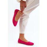 EVENTO Women's Pink Suede Ballerina Flats Kommia | shoptok.hr