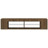 TV ormarić s LED svjetlima boja smeđeg hrasta 135 x 39 x 30 cm | shoptok.hr
