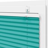 vidaXL Plisirana roleta Petrol zelena 95x150 cm Širina tkanine 94,4 cm | shoptok.hr