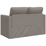  Podni kauč na razvlačenje 2-u-1 smeđesivi 112x174x55 cm baršun | Eponuda.com