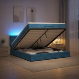  od pjene s madracem i LED-om Tamno plava 180 x 200 cm | shoptok.hr