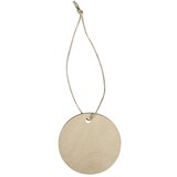 RAYHER Lesen obesek, krog natur, 6x0,3cm, 6 kosov, (20546745) | Shoptok.si
