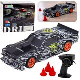 Rc Drift Sportski Automobil Na Daljinsko Upravljanje Crni Čunjevi 15 km/h 1:43 | shoptok.hr