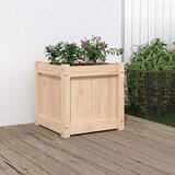 Maison Chic Vrtno cvetlično korito - Cvetlični Lonec 40x40x40 cm trdna borovina, (21789978) | Shoptok.si