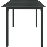  Vrtna jedilna garnitura 7-delna aluminij antracitna, (20673759) | Shoptok.si