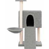  Penjalica za mačke sa stupovima za grebanje svjetlosiva 96 cm | shoptok.hr