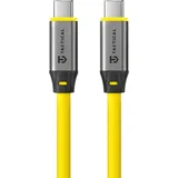 Fat Man 2.0 USB-C v USB-C kabel 60W rumene barve dolžine 1m