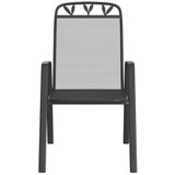 Modern Living Vrtni Stol Bratislava 2, Temno Siva | Shoptok.si