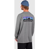 Patagonia P-6 Logo Responsibili Majica z dolgimi rokavi gravel heather | Shoptok.si