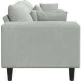 vidaXL Baršunasta sofa s jastukom s jastukom 208 cm Baršun | shoptok.hr