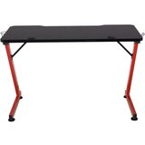 XXXL Gaming Miza Graz, 120x60, Črna, Rdeča | Shoptok.si