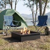  Prsten za vatru Crna 80 x 80 x 25 cm Čelik | shoptok.hr