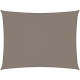 vidaXL Senčno jadro oksford blago pravokotno 6x7 m taupe | Shoptok.si