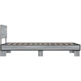  Okvir za krevet boja hrasta 100x200cm konstruirano drvo i metal | shoptok.hr