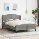  Krevetna konstrukcija Svjetlosiva 140 x 200 cm Baršun | Eponuda.com