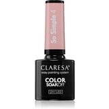 Claresa SoakOff UV/LED Color So Simple gel lak za nohte odtenek 4 5 g Cene