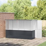 vidaXL Ptičnik Antracit 315 x 167 x 200 cm Pocinkano jeklo - - Antracit - 79.9 - 315 x 167 x 200 cm - 2025- | Shoptok.si