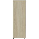 Ormarić za knjige boja hrasta 90x30x90 cm od konstruiranog drva | shoptok.hr