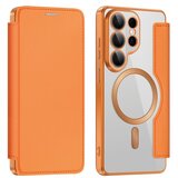  Maska za Samsung S26 Ultra/ S948B narandžasta na preklop Coral Mag Case Book | Eponuda.com