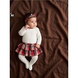 Sinsay Conjunto: body, leotardos, falda y diadema de cuadros 4 pack Cijene