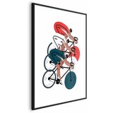  Plakat - Olympics - Cycling Race 29.7x42 Crni okvir | shoptok.hr