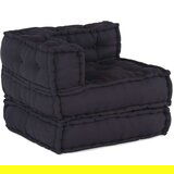  Modularni Poufovi 2 kom Antracit Tkanina | shoptok.hr