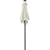  Vrtni suncobran LED boja pijeska 200 x 211 cm aluminijski | shoptok.hr
