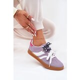 Boto Low Women's Sneakers With Double Lacing Purple Ventus | shoptok.hr