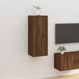 vidaXL Zidni TV ormarić Smeđi hrast 40x34,5x100 cm Cijene