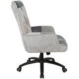 CARRYHOME PISARNIŠKI STOL kovina, umetna masa, tekstil rjava, siva, črna, bež | Shoptok.si