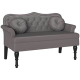  Chesterfield klupa Siva 120.5 x 65 x 75 cm Lažna koža | shoptok.hr