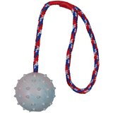 Trixie gumijasta žoga z vrvjo - žoga premer pibl. 6 cm , 30 cm dolga vrv Cene