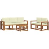  Set vanjskih sofa 6 kom. Prirodna i krem | shoptok.hr