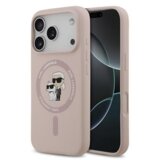 Karl Lagerfeld Originalen ovitek iPhone 17 Pro Max - IML NFT Heads - roza silikonska zaščita MagSafe - KLHMP17XSKCHPPLP | Shoptok.si